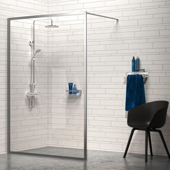 Tiger Caddy Shower Basket/Towel Rail - Chrome