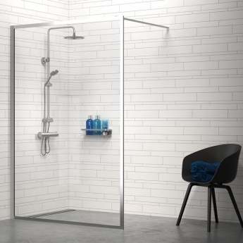 Tiger Caddy Shower Basket/Towel Rail - Brushed Stainless Steel