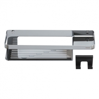 Tiger Caddy Shower Basket with Towel Hook 320mm - Chrome