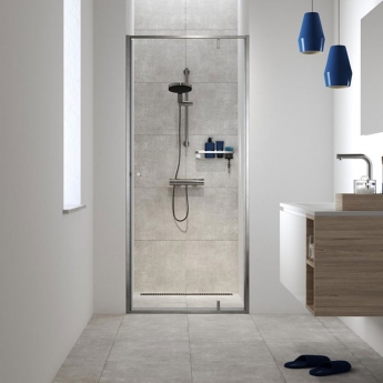 Tiger Caddy Shower Basket with Towel Hook 320mm - Brushed Stainless Steel | Product Image