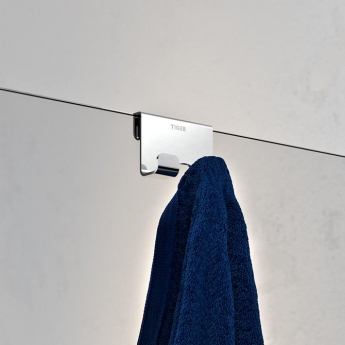 Tiger Caddy Shower Enclosure Towel Hook - Chrome | Product Image