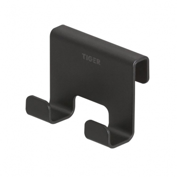 Tiger Caddy Shower Enclosure Towel Hook - Black | Product Image