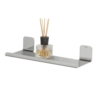 Tiger Colar Bathroom Shelf 300mm - Polished Stainless Steel