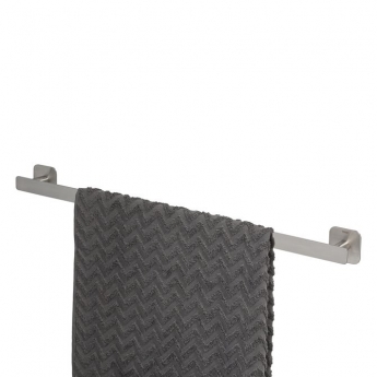 Tiger Colar Towel Rail 600mm - Brushed Stainless Steel | Product Image