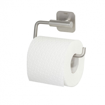 Tiger Colar Toilet Roll Holder without Flap - Brushed Stainless Steel