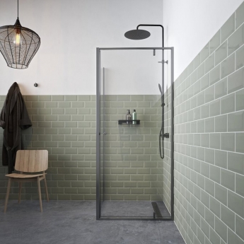 Tiger Tune Towel Hook - Brushed Stainless Steel/Black