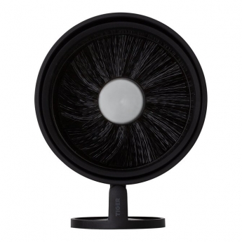 Tiger Tune Toilet Brush and Holder - Brushed Stainless Steel/Black