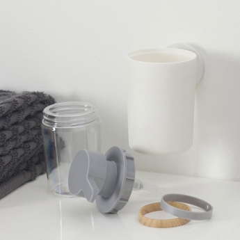 Tiger Urban Round Soap Dispenser - White