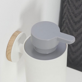 Tiger Urban Round Soap Dispenser - White