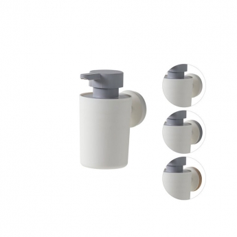 Tiger Urban Round Soap Dispenser - White