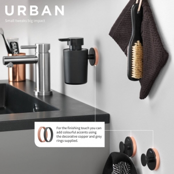 Tiger Urban Soap Dispenser - Black