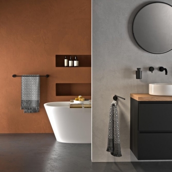 Tiger Urban Towel Rail Double - Black