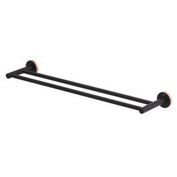 Tiger Urban Towel Rail Double - Black