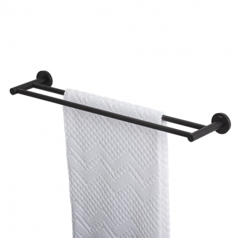 Tiger Urban Towel Rail Double - Black