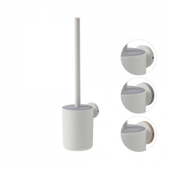 Tiger Urban Toilet Brush and Holder - White