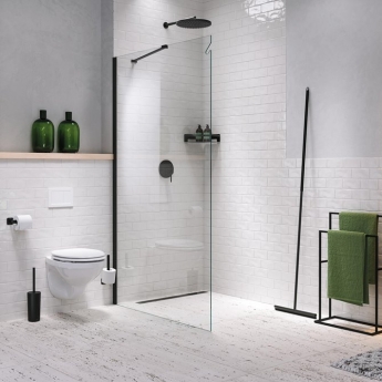 Tiger Urban Toilet Brush and Holder Freestanding - Black