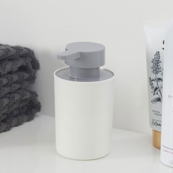 Tiger Urban Round Soap Dispenser Freestanding - White