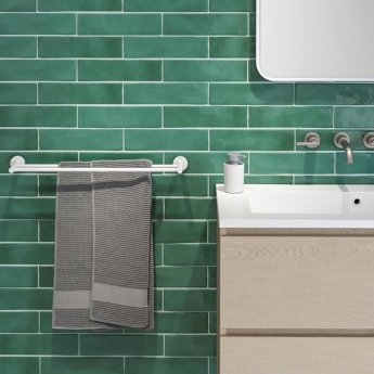 Tiger Urban Round Soap Dispenser Freestanding - White