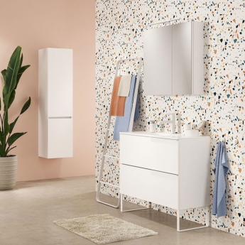 Tiger Urban Round Soap Dispenser Freestanding - White