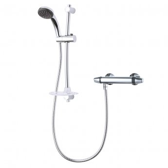 Triton Asti Bar Mixer Shower with Shower Kit - Chrome