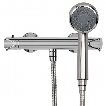 Triton Dene Cool Touch Bar Mixer Shower with Shower Kit - Chrome