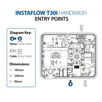 Triton Instaflow T30I Handwash Water Heater 3kw - White