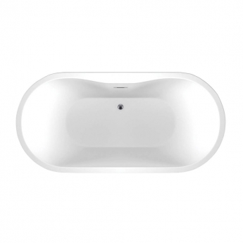 Trojan Alcora Double Ended Freestanding Bath 1655mm x 750mm - 0 Tap Hole