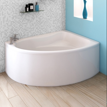 Trojan Orlando Acrylic Offset Corner Bath 1500mm x 1020mm (inc Panel)