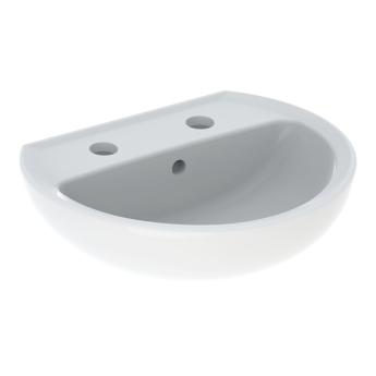 Twyford Alcona Basin & Full Pedestal 500mm Wide 2 Tap Hole | Product Image