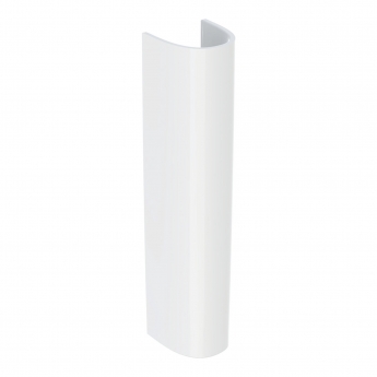 Twyford Alcona Basin & Full Pedestal 600mm Wide 2 Tap Hole