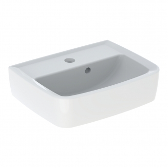 Twyford Alcona Square Wall Hung Handrinse Basin 400mm Wide - 1 Tap Hole
