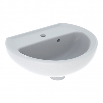 Twyford Alcona Handrinse Basin & Full Pedestal 400mm Wide 1 Tap Hole