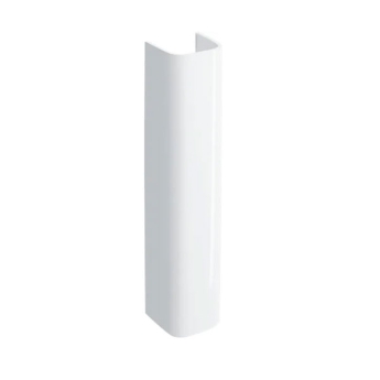 Twyford Alcona Handrinse Basin & Square Full Pedestal 450mm Wide 1 Tap Hole | Product Image
