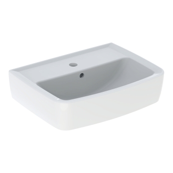 Twyford Alcona Square Wall Hung Basin 450mm Wide - 1 Tap Hole | Product Image