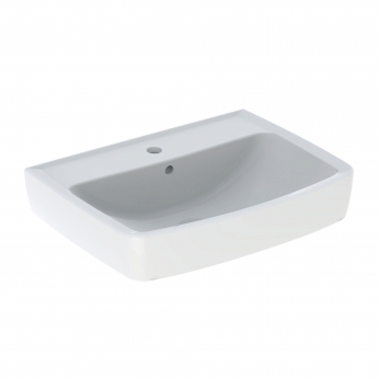 Twyford Alcona Basin and Full Pedestal 600mm Wide - 1 Tap Hole