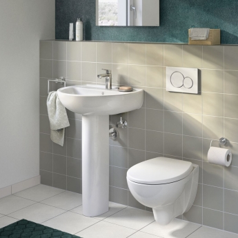 Twyford Alcona Boxed Basin & Pedestal Pack 550mm Wide - 1 Tap Hole | Product Image