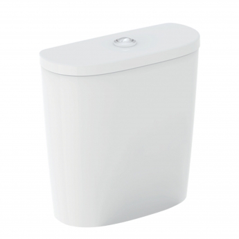Twyford Alcona Rimless Close Coupled Pan with Push Button Cistern - Excluding Seat