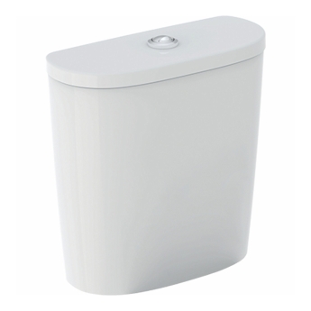 Twyford Alcona Close Coupled Toilet Round Push Button Cistern - Soft Close Seat | Product Image