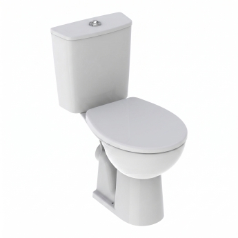 Twyford Alcona Close Coupled Toilet with Square Cistern (inc Soft Close Seat) | Product Image