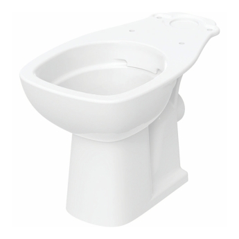 Twyford Alcona Rimless Close Coupled Square Toilet Push Button Cistern - Soft Close Seat | Product Image