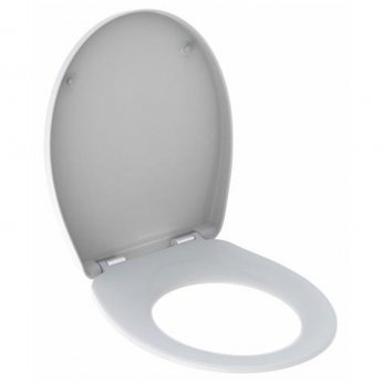 Twyford Alcona Close Coupled Toilet Round Push Button Cistern - Top Fix Standard Seat | Product Image