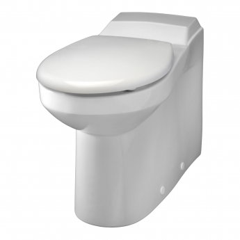 Twyford Avalon Rimless Back-To-Wall Pan - Excluding Seat