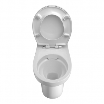 Twyford Avalon Rimless Back-To-Wall Pan - Excluding Seat