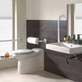 Twyford Avalon Rimless Back-To-Wall Pan - Excluding Seat