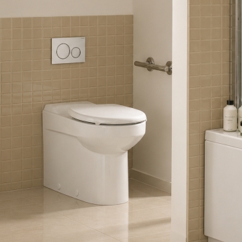 Twyford Avalon Rimless Back-To-Wall Pan - Excluding Seat | Product Image