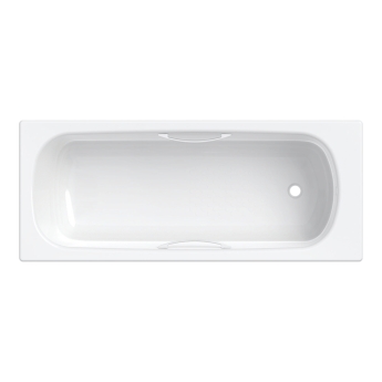 Twyford Celtic Single Ended Rectangular Bath with Twin Grips Anti Slip 1700mm x 700mm 0 Tap Hole (inc Leg Set) | Product Image