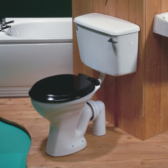 Twyford Classic 6 L Single Flush Lever Cistern with Bottom Inlet- White