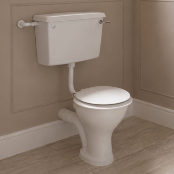 Twyford Classic Low Level Toilet with Lever Cistern (exc Seat) | Product Image