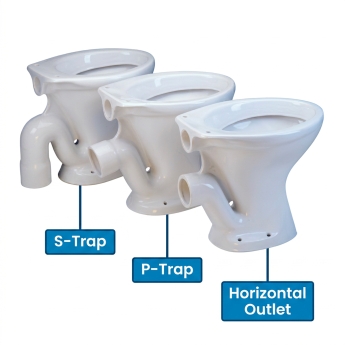 Twyford Classic Low Level Toilet with Lever Cistern (exc Seat) | Product Image