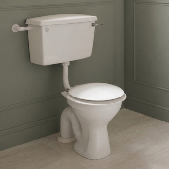 Twyford Classic Low Level Toilet with Lever Cistern (exc Seat) | Product Image